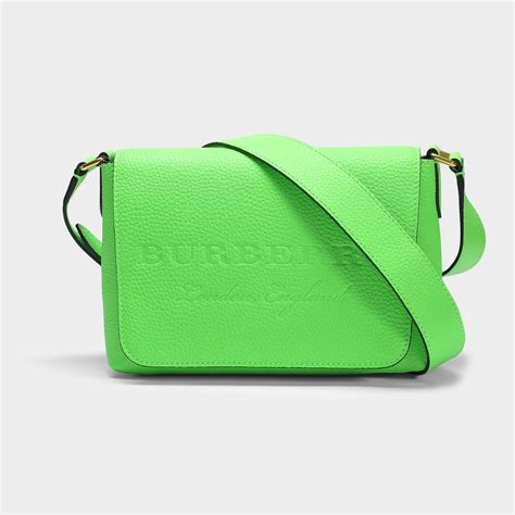 burberry green leather bag|Burberry leather crossbody bag.